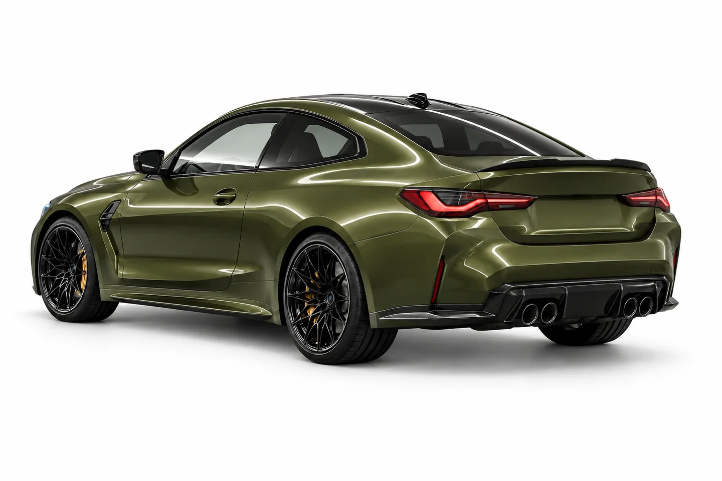 BMW M4 Competition coupe — иллюстрация автомобиля для концепта